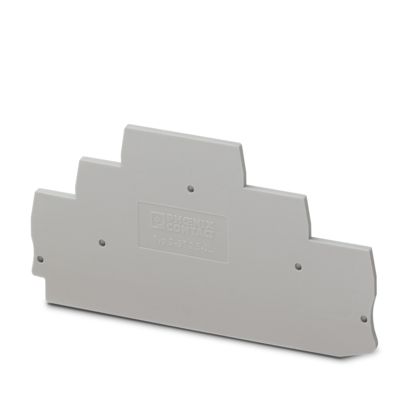 Phoenix Contact D-ST 2,5-3L End Cover (3036660) – Gray, for Triple-Level Terminal Blocks Lot of 14