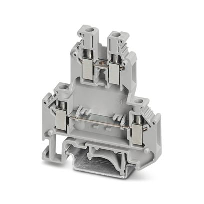 Phoenix Contact UKK 5 Double-Level Terminal Block (2774017) – 32A, 500V, Gray (Lot of 50)