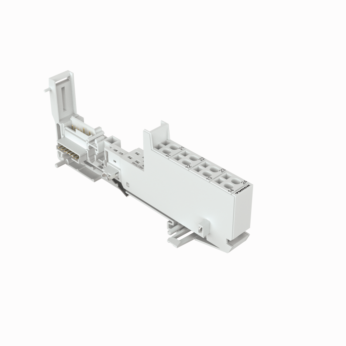 Turck BL20-S4T-SBBS | BL20 Base Module, 4-Tier Tension Spring Connection, 8-Contacts