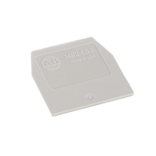 Allen-Bradley 1492-EB3 Terminal Block End Barrier – Gray, for 1492-W3, W4, and WG4 (Pack of 21)