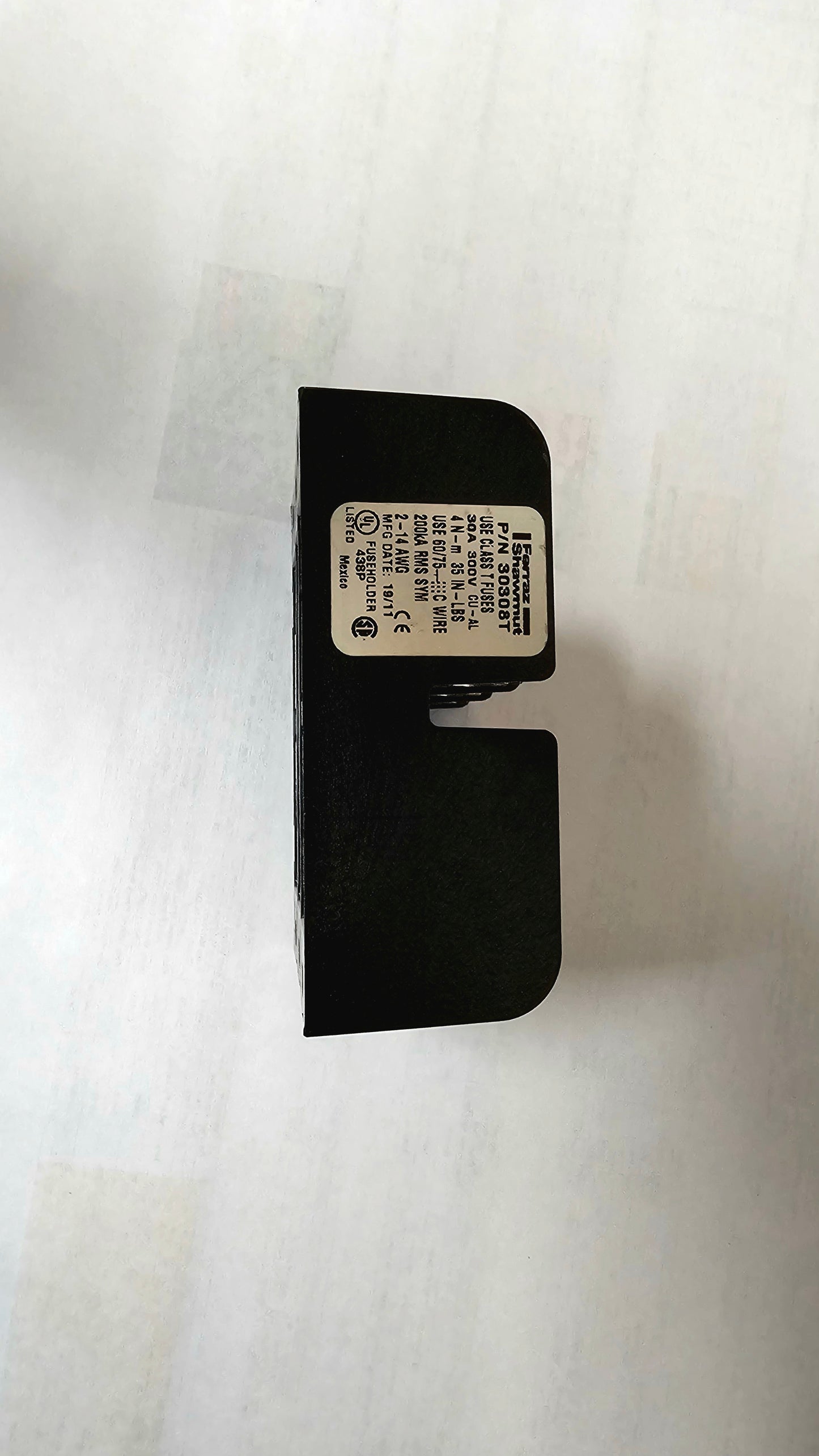 30308T, 300V, Fuse Block, Ferraz 30308T | aka: Mersen 30308T, Ferraz Shawmut 30308T, UPC: 782001675165