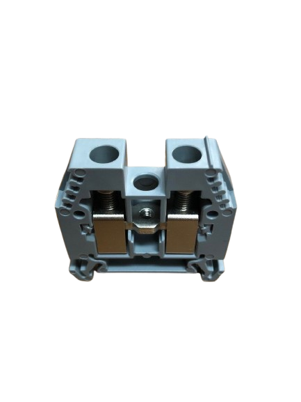 Woertz 3452/16 Heavy-Duty Terminal Block – 76A, 1000V, 16mm², Grey, Screw Connection (Lot of 4)
