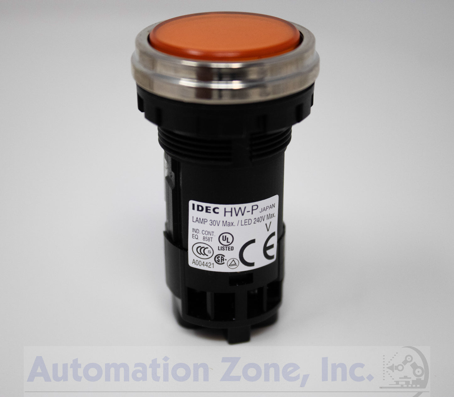 IDEC HW4P-1FQD-A-24V (22mm Amber Pilot Light)