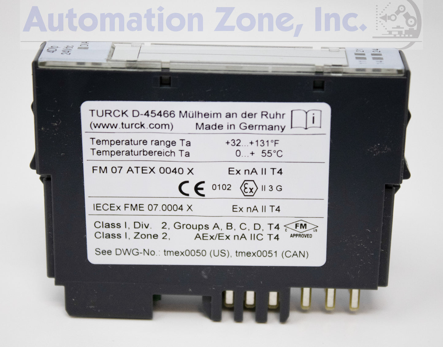 Turck BL20-4DI-24VDC-P | 4-Channel Digital Input Module, PNP, 24V DC, IP20