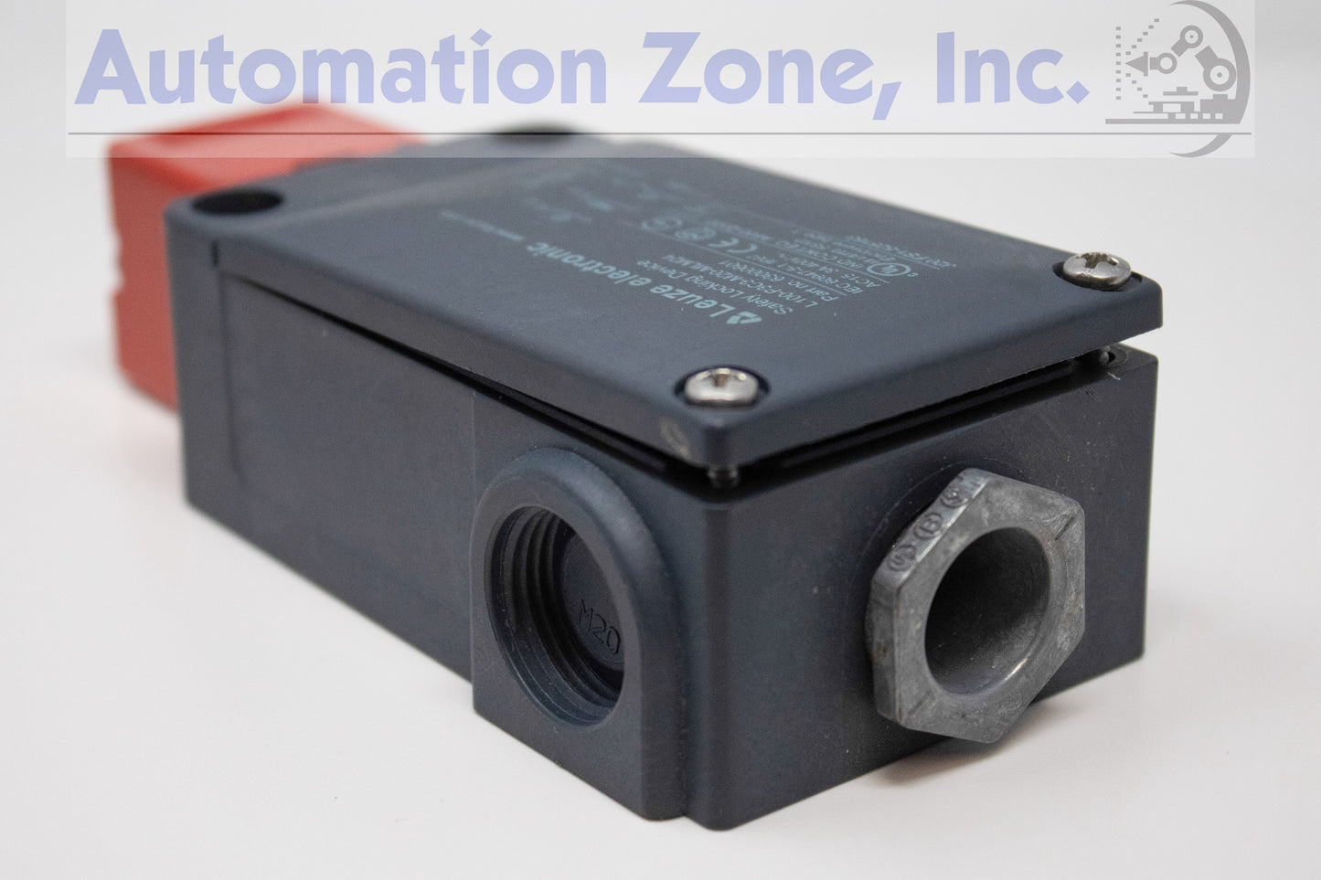 Leuze Electronic L100-P3C3-M20-MLM24 Safety Locking Device – 24V DC, Magnet Force Locking, IP67