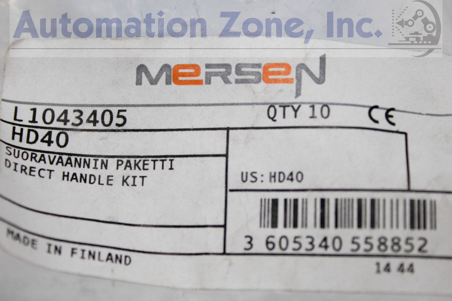 Mersen HD40 Direct Mount Handle – For Compact Fused Disconnect Switches, Black (Lot of 4)