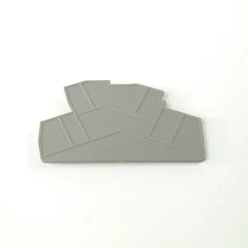 Allen-Bradley 1492-EBLD4 | Gray End Barrier for LD4, LDG4, and LD4DF Double-Tier Spring-Clamp Blocks Lot of 11