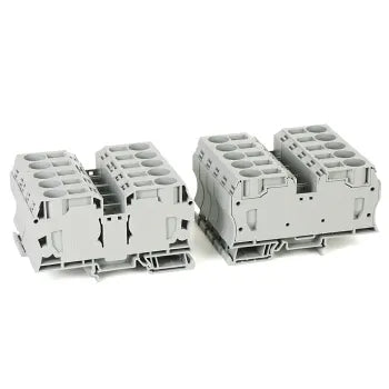 Allen-Bradley 1492-L3 | 25A Spring-Clamp Terminal Block, Gray, 600V, 2.5mm² Feed-Through Lot of 62