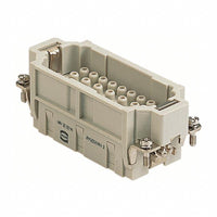Harting Han 32 EE-M-C Male Insert (09320323001) – 32-Pin + PE, 16A, 500V