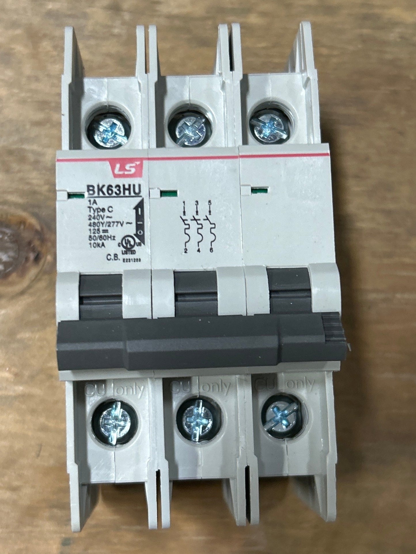 LSIS - BK63HU 3P C1A 10kA 480Y/277VAC UL489