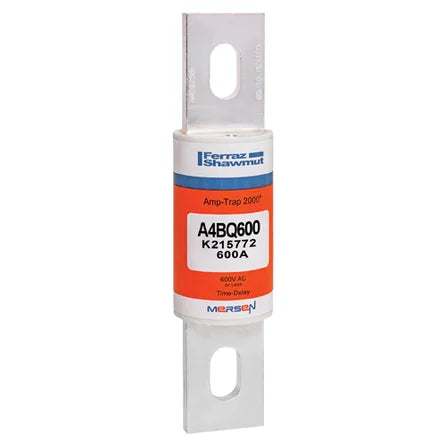 Mersen/Ferraz Shawmut A4BQ600 Amp-Trap 2000 Class L Time-Delay Fuse, 600A, 600VAC/500VDC