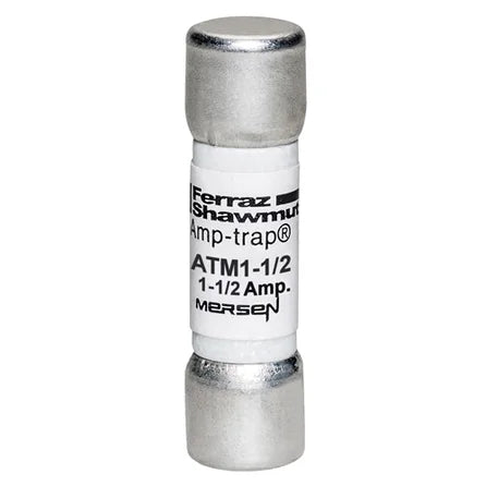 Mersen ATM1-1/2 Amp-Trap® Midget Fuse – 1.5A, 600VAC/VDC, Fast-Acting Lot of 5