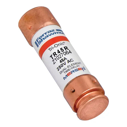 Mersen/Ferraz Shawmut TR45R Tri-Onic Time-Delay Class RK5 Fuse, 45A 250V — Lot of 7