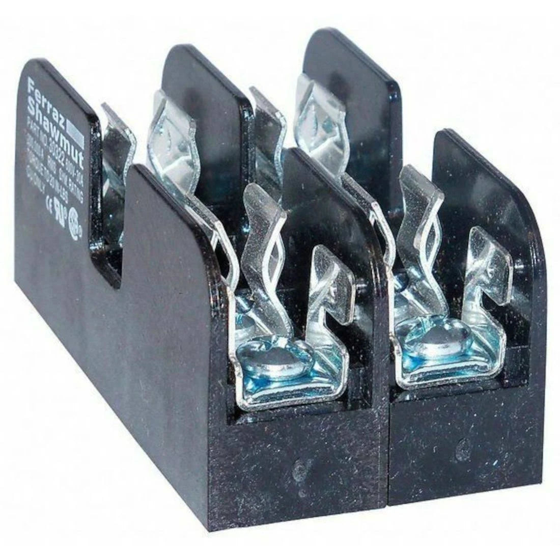 Ferraz 30322 30 Amps, 600 Volts AC 2 Pole Fuse Block