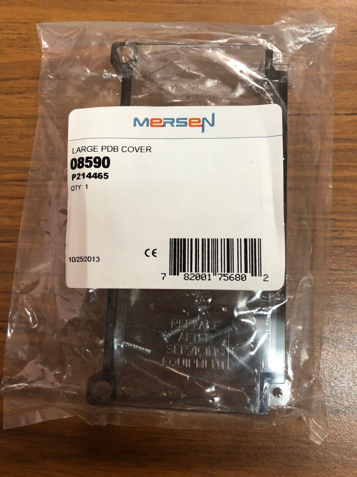 Mersen 08590 Safety Cover Kit – Large PDB Cover, Polycarbonate, for 68000/69000 Series (Lot of 6)