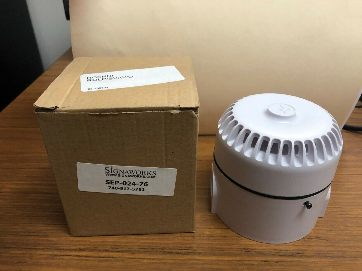 Signaworks, Audible Alarm, DC, SEP-024-76, 9-28VDC, Tall Base (surface mount)
