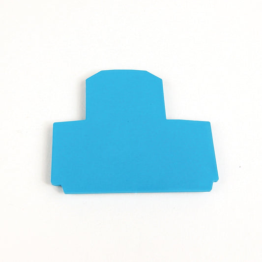 Allen-Bradley 1492-EBJD4-B | Blue End Barrier for 1492-JD4-B Two-Level Terminal Blocks Lot of 7