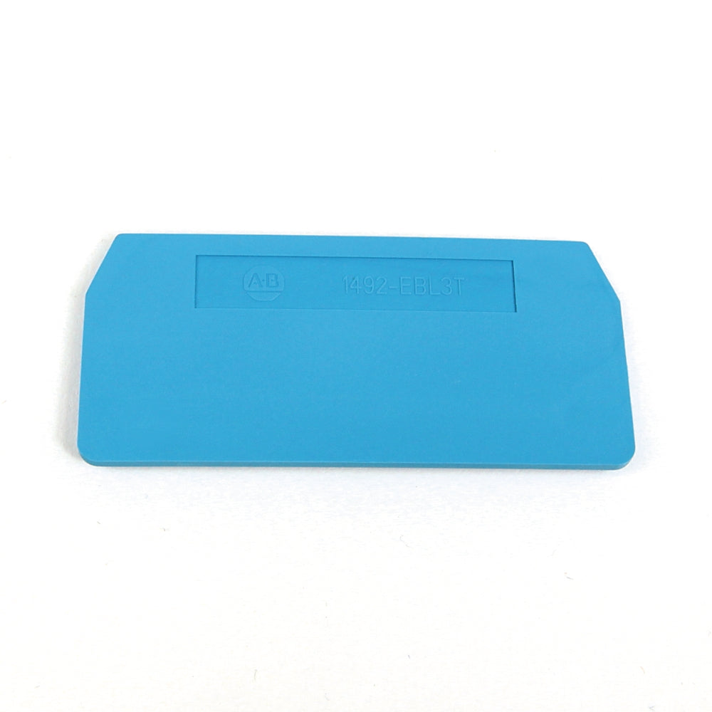 Allen-Bradley 1492-EBL3T-B | Blue End Barrier for 1492-L3T and 1492-LG3T Spring-Clamp Blocks Lot of 34