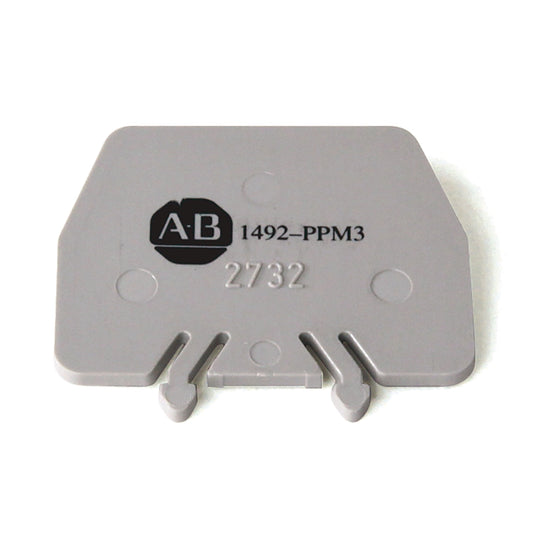 Allen-Bradley 1492-PPM3 | IEC Terminal Block Partition Plate, Gray, for 1492-WM Series Lot of 20