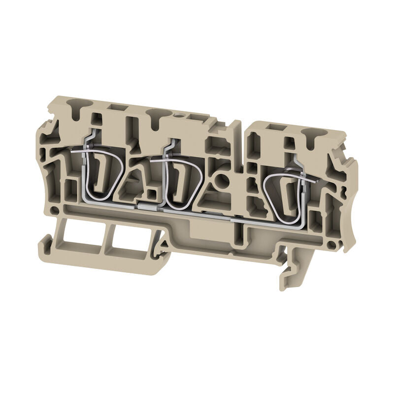 Weidmuller 7904180000 | ZDU 4/3AN 3-Point Feed-Through Terminal Block, 32A, 800V, Tension Clamp Lot of 25