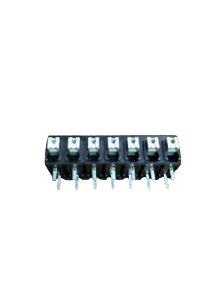 Weidmüller 1824860000 OMNIMATE Signal PCB Terminal Block – 7-Pole, 5.08mm Pitch, 90° Angle, Push-In Connection (Lot of 12)