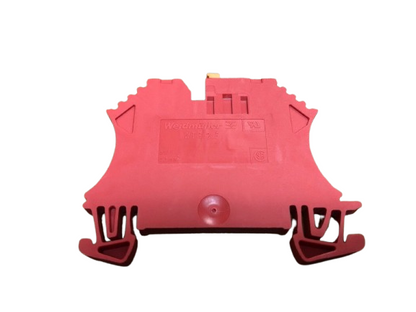 Weidmüller 1950680000 WTR 2.5 Test-Disconnect Terminal Block – 24A, 500V, Red, Screw Connection (Lot of 90)