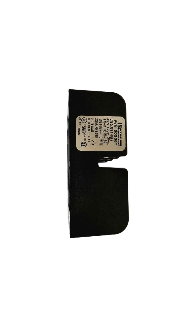 Mersen 30308T Class T Fuse Block – 3-Pole, 30A, 300V AC/DC, Box Lug Terminal, UL Listed