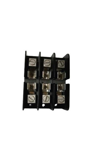 Mersen 30308T Class T Fuse Block – 3-Pole, 30A, 300V AC/DC, Box Lug Terminal, UL Listed