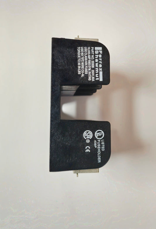 20308, 250V, Fuse Block, Ferraz 20308 | aka: Mersen 20308, Ferraz Shawmut 20308, UPC: 782001758592