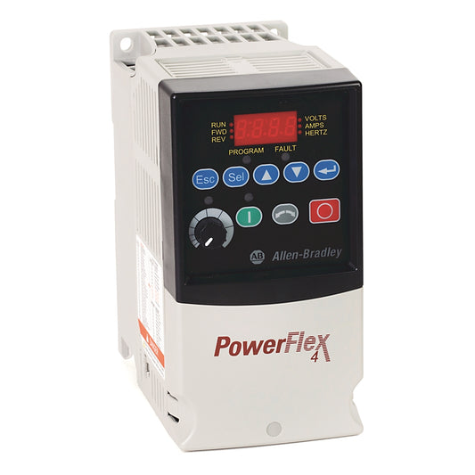 Allen Bradley PowerFlex 4- 0.4 kW (0.5 HP) AC Drive 22A-D1P4N104