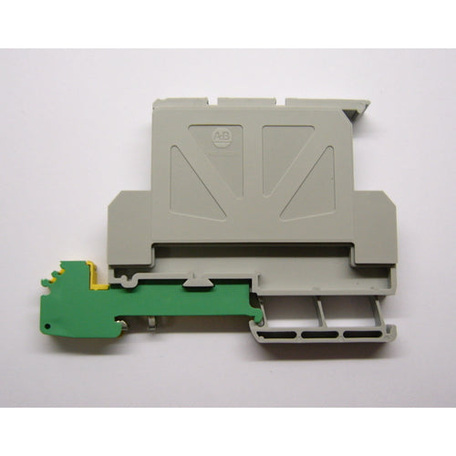 Allen-Bradley 1492-JDG3FB | 3-Level IEC Terminal Block: Fuse Holder, Feed-Through, and Ground Lot of 2