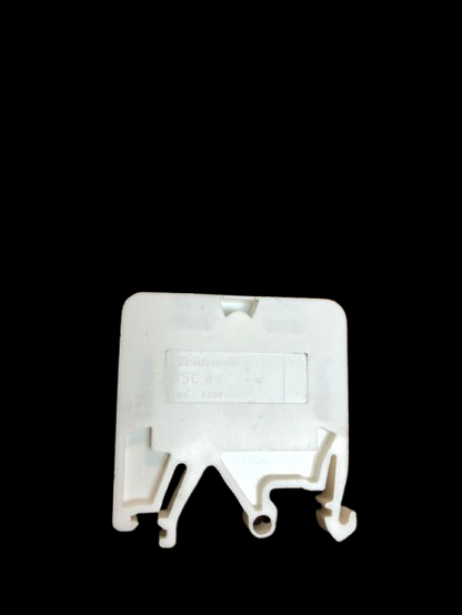Weidmüller 7914830000 OSC 4 Terminal Block – 30A, 600V, White, 10–26 AWG, DIN Rail Mount (Lot of 94)