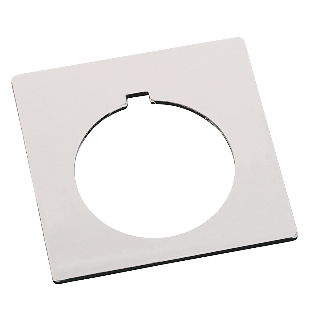 Allen-Bradley 800H-W500 Blank Legend Plate – 30.5mm, Corrosion Resistant, Jumbo Square (Lot of 24)