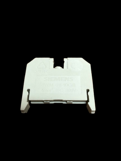 Siemens 8WA1011-1DG11 Feed-Through Terminal Block – 32A, 800V, 4mm², Beige, Screw Connection (Lot of 87)