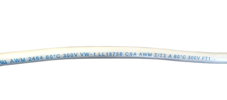 Canfield Connector W1006 Cable Assembly – 18 AWG, 3-Conductor, 300V, Heavy-Duty PVC Cordset (Lot of 4)