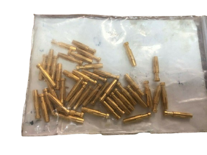 Harting Han E® Female Crimp Contact (0933-000-6216) – 16 AWG (1.5mm²), Gold-Plated, 2-Groove (Lot of 44)