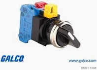 PUSHBUTTON, 3 POS SELECTOR SWITCH, MAINTAINED, 2 N.O. HW4S-3TF20