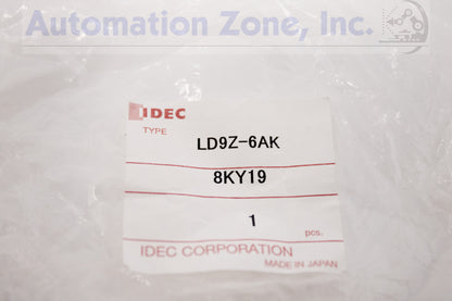 IDEC LD9Z-6AK | L-Shaped Mounting Bracket for LD6A Series Stack Lights | Pole Mount Accessory