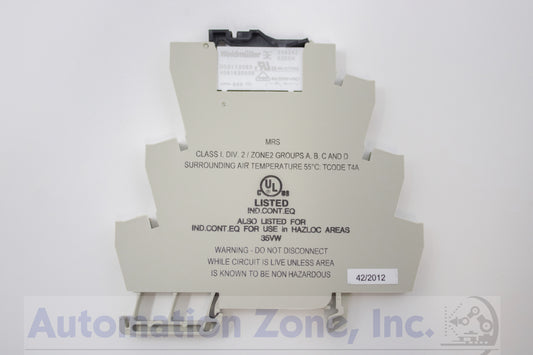 Lot of 4 Weidmuller 8967370000 | MICROSERIES MRS 120VUC 1CO RC C1D2 Relay Module | 120V AC/DC