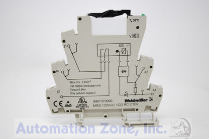 Lot of 4 Weidmuller 8967370000 | MICROSERIES MRS 120VUC 1CO RC C1D2 Relay Module | 120V AC/DC