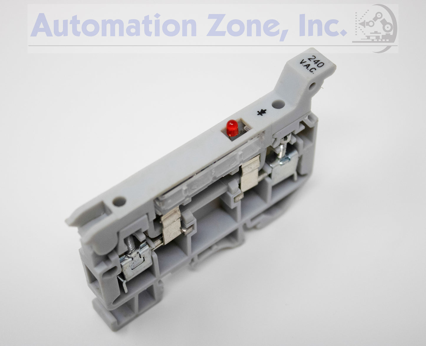 Elmex KUFH4AD240V | Double Level Fuse Terminal Block, 240V LED Indicator, Screw Connection Lot of 50