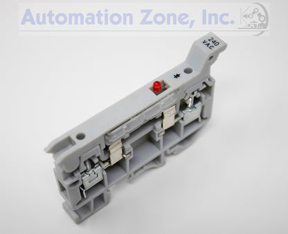 Elmex KUFH4AD240V | Double Level Fuse Terminal Block, 240V LED Indicator, Screw Connection Lot of 50
