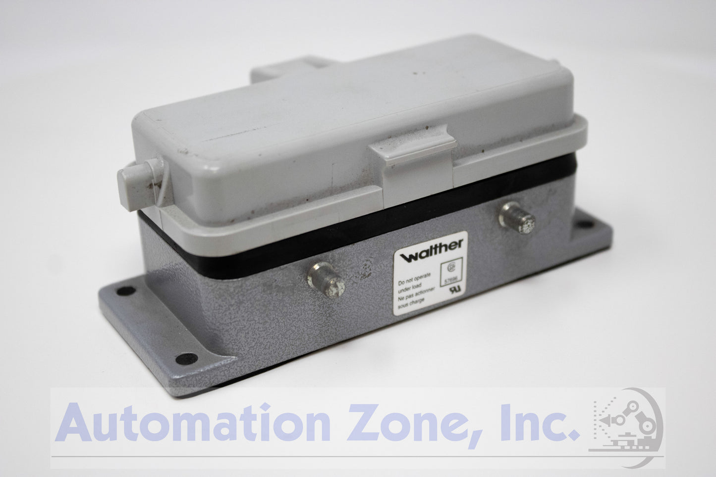 Walther Electric Procon PB216 | Han 16B Compatible Bulkhead Housing with Protective Cover, Double Lever