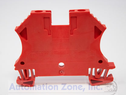 Allen-Bradley 1492-J4-RE | 35A IEC Feed-Through Terminal Block, Red, 600V, 4mm² Screw Connection Lot of 4
