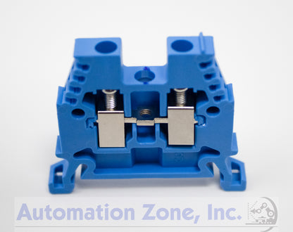 Allen-Bradley 1492-W4-B | 30A Feed-Through Terminal Block, 600V, Blue (Neutral/IS), 4mm² Screw Connection Lot of 5