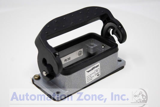 Walther Electric Procon PB310 | Han 10B Compatible Bulkhead Housing, Double Locking Lever, IP65 Pack of 2