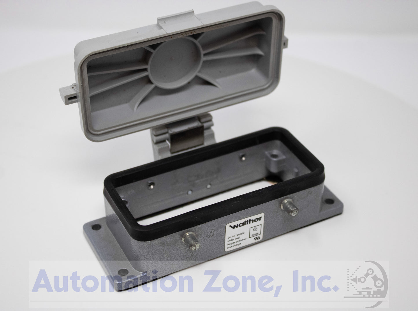 Walther Electric Procon PB216 | Han 16B Compatible Bulkhead Housing with Protective Cover, Double Lever