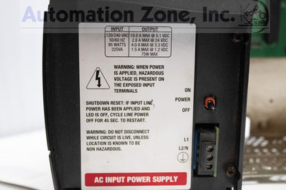 Allen-Bradley ControlLogix Bundle | 1756-A17 Series B 17-Slot Chassis with 1756-PA72 Series B AC 120/240V Power Supply