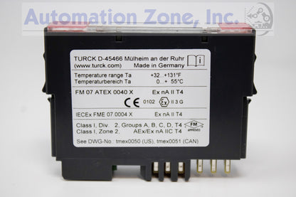 Turck BL20-4DO-24VDC-0.5A-P | 4-Channel Digital Output Module, PNP, 24V DC, 0.5A, IP20