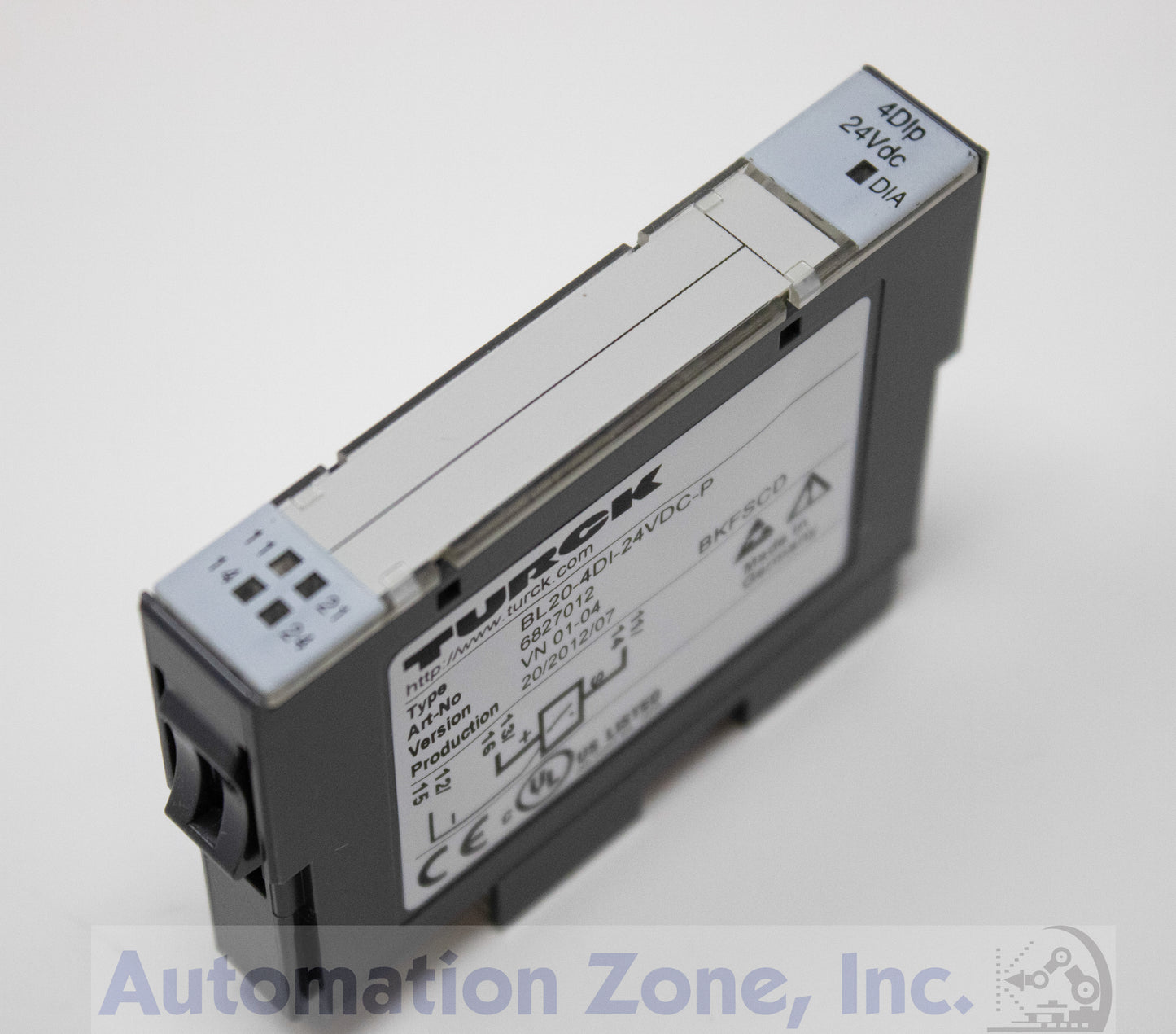 Turck BL20-4DI-24VDC-P | 4-Channel Digital Input Module, PNP, 24V DC, IP20
